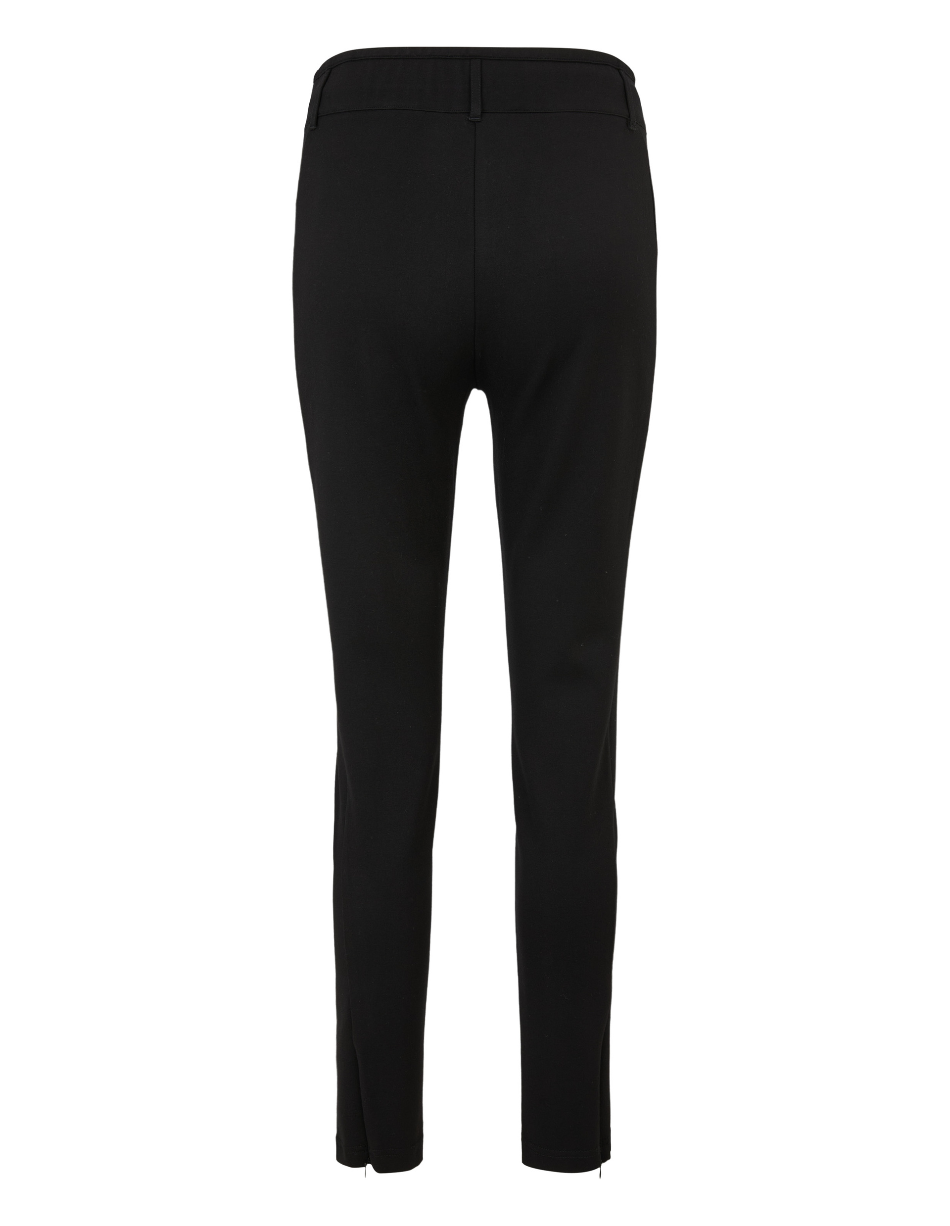 Schwarze Jogginghose mit Tunnelzug und zwei Taschen, schmal geschnitten, perfekt für Freizeit oder sportliche Aktivitäten.