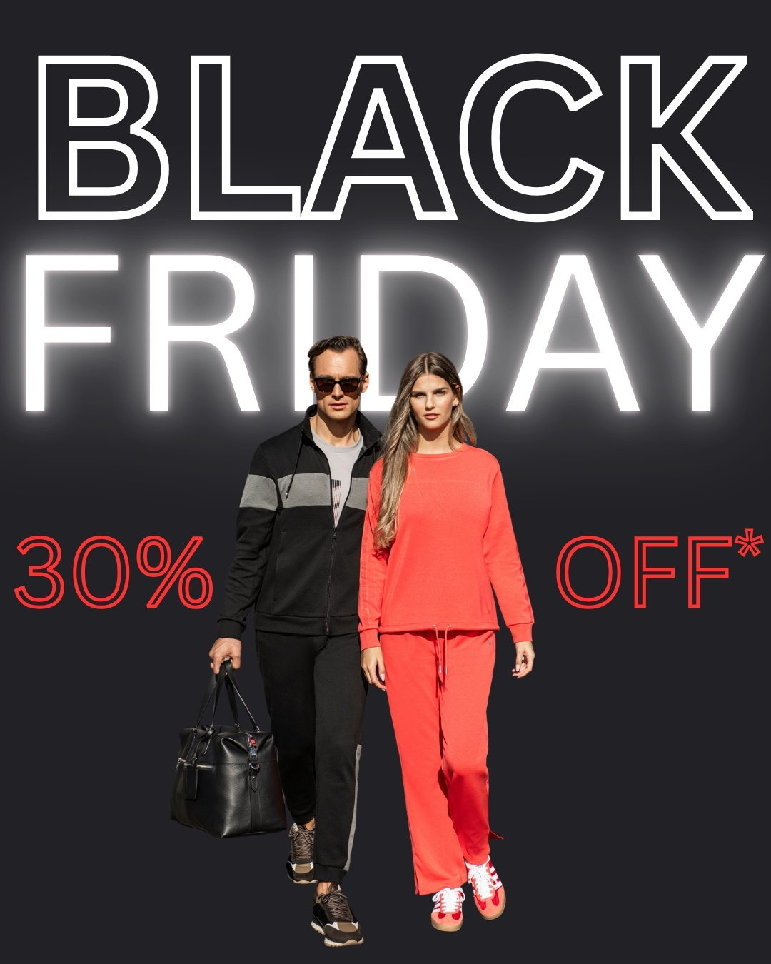 IT`S BLACK FRIDAY 🥳

Vom 24.11.2025 bis 30.11.2025 kannst du dir mit dem Code BLACK25 30 % Rabatt auf ausgewählte Artikel von JOY sportswear sichern!

Von entspannten Momenten bis hin zu dynamischen Workouts – bei JOY sportswear findest du alles, was du für deinen aktiven Lifestyle brauchst. 🏃‍♀️💥

*Mit dem Rabattcode BLACK25 erhältst Du von 24.11.2025 bis einschließlich 30.11.2025 einen Rabatt in Höhe von 30 % auf ausgewählte Artikel. Die Aktion beinhaltet die auf der folgenden Seite abgebildeten Produkte: 

https://www.joy-sportswear.de/blackweek/. Nicht kombinierbar mit anderen Gutscheinen und Aktionen. Der Gutscheincode muss im Warenkorb angegeben werden. Eine Anrechnung des Gutscheins nach Aufgabe der Bestellung ist nicht möglich.

 

#ItsBlackFriday #blackweek #BlackWeekDeals #sale #joysportswear
